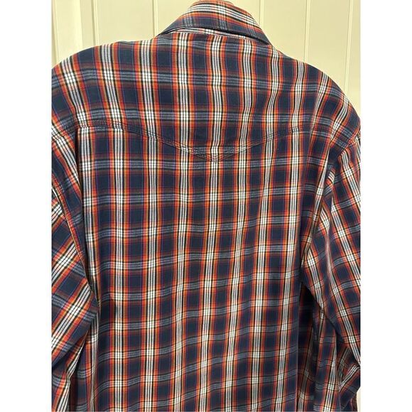 Wrangler Western Shirt Flannel Button Down Long Sleeve Men’s Top Size M - Picture 6 of 6